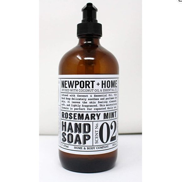Home & Body Other - Newport and Home Rosemary Mint Hand Soap 16oz